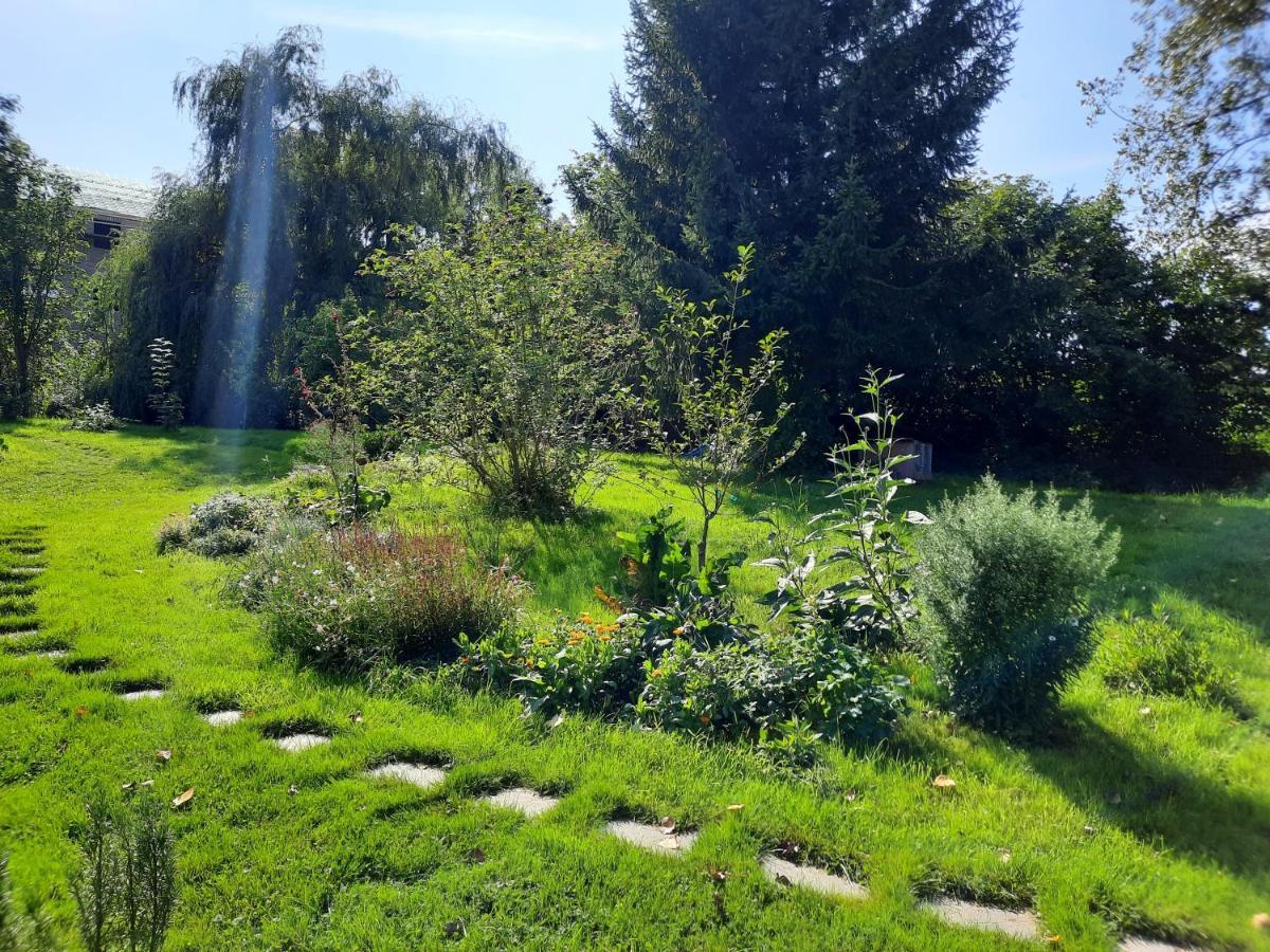 La Yourte Au Fonds Du Jardin Xhoris Exterior foto